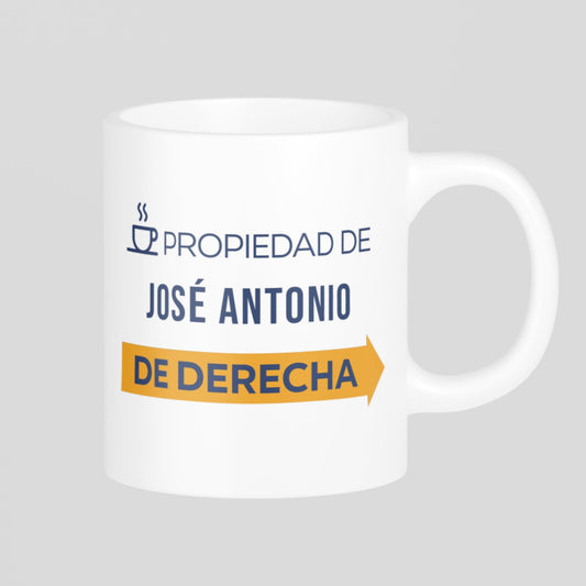 Taza personalizada “Propiedad de…” – Ideal para regalo